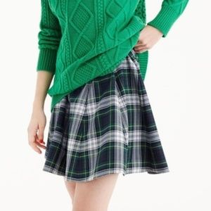 New WT J. Crew Plaid Skirt